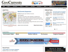 Tablet Screenshot of geocurrents.info